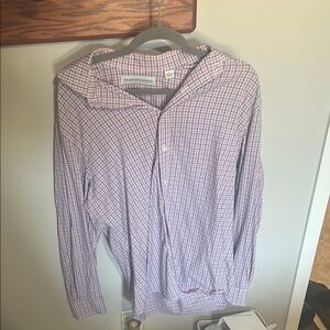 Holderness and Bourne Pink and Blue Men's Shirt